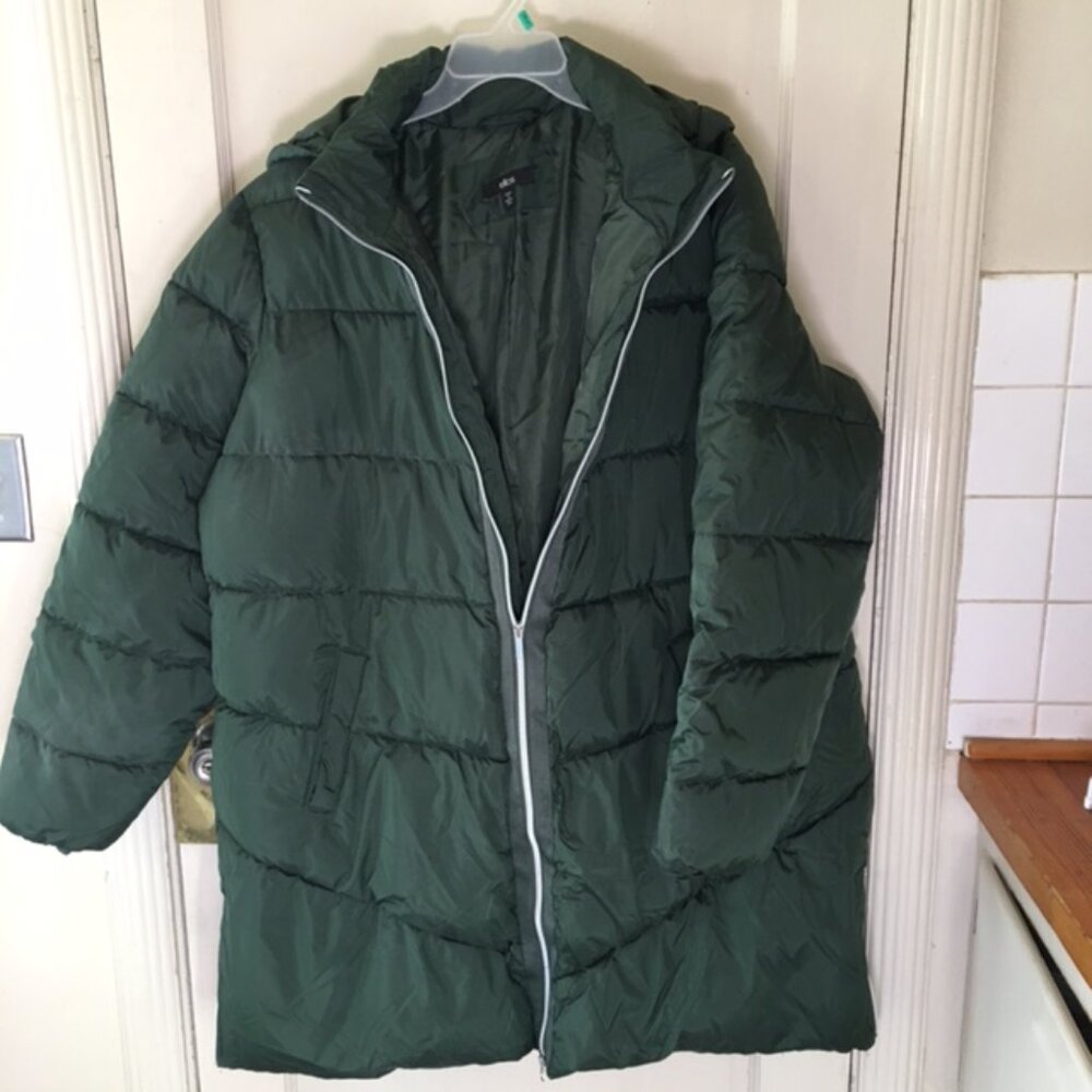 BRAND NEW - Forest Green ELLOS Puffer Coat 1X 22/24